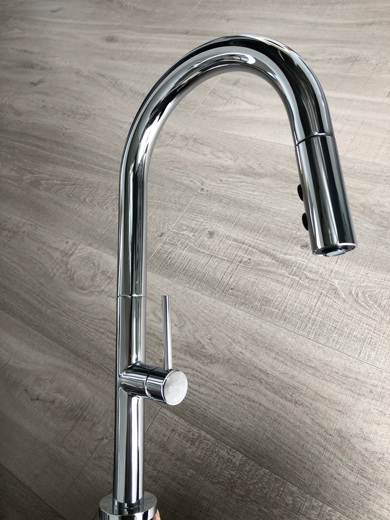 Zeek F-KC06 Chrome Pull-Down Kitchen Faucet