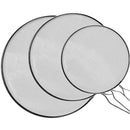 Home Basics 3 Piece Finely Netted Mesh Splatter Screen Set, White