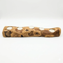 Olive Wood Candle Holder by Choixe