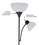 Torchiere Floor Lamp – High Brightness Torchiere Floor Lamp with 2 Reading Lights  Lamps with Efficient LED