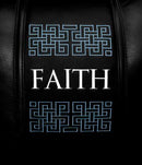Faith Deco Horizontal Blue Logo Panel