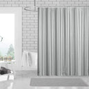 3D PEVA Sqaure Grommet Shower Liner With Magnetic Weighted Bottom, 70x72 Inches