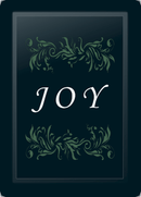 Joy Floral Horizontal Sage Logo Panel