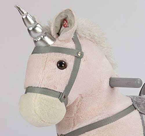 JOON Rocking Horse Unicorn with Stars, Pink