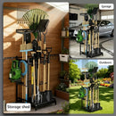Heavy-Duty Garden Tool Organizer Rack for Garage & Yard by 2Dropme