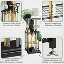Heavy-Duty Garden Tool Organizer Rack for Garage & Yard by 2Dropme