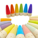 18-Piece Stained Wooden Stick Gnomes