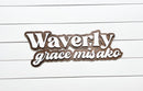 Custom 3D name sign
