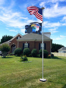 Patriotic Eagle Flag by Atlantic Flagpole