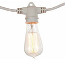 48Ft Pro Vintage Edition Plug-In Outdoor Heavy Quality 40W Commercial String Lights-15 Bulbs