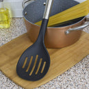 Home Basics Mesa Scratch-Resistant Nylon Skimmer with Stainless-Steel, 13 Inches