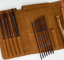 Premium Rosewood Crochet Hooks Set with Carrying Case | 13 Crochet Hooks Size US E - P