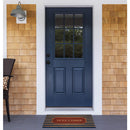 Achim Welcome Printed Coir Doormat, Red-Blue, 18x30 Inches