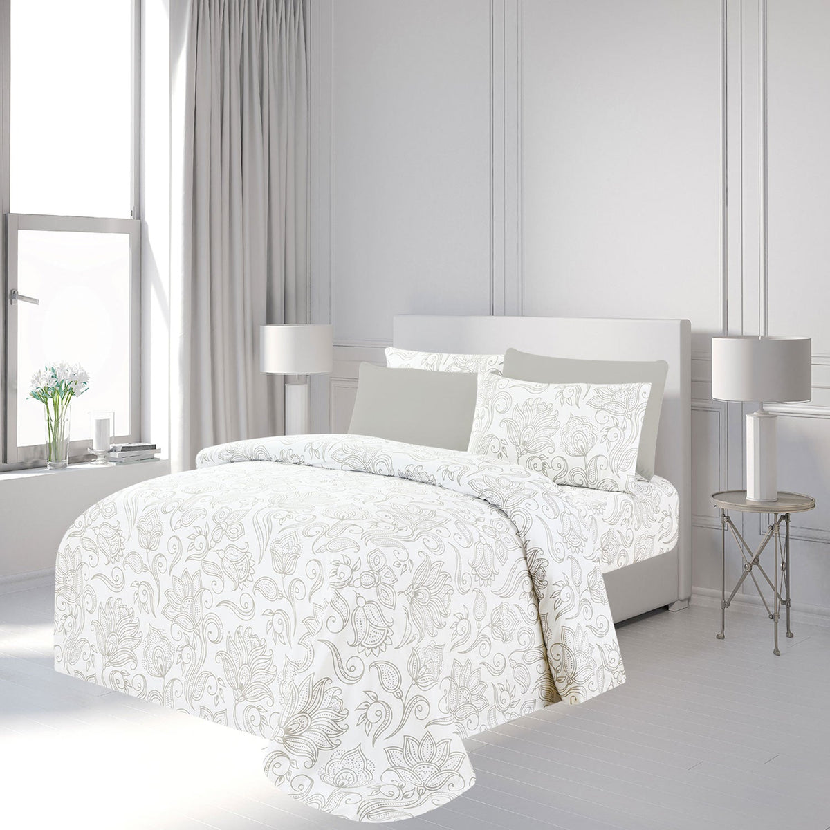 Premius Liz Premium Luxurious Wrinkle-Free Microfiber Sheet Set, photo 3 of 4