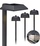 SmartYard Solar LED Pathway Lights 30 Lumen Modern Down Light , 6-Pack