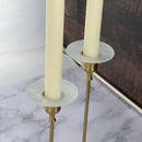 Bobeche - SET OF 2 Frosted Plain Glass 2.75 Inch