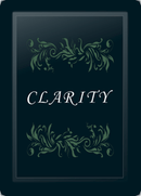 Clarity Floral Horizontal Sage Logo Panel