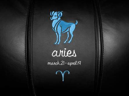 Aries Blue Logo Panel