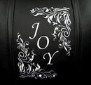 Joy Floral Diagonal Silver Logo Panel