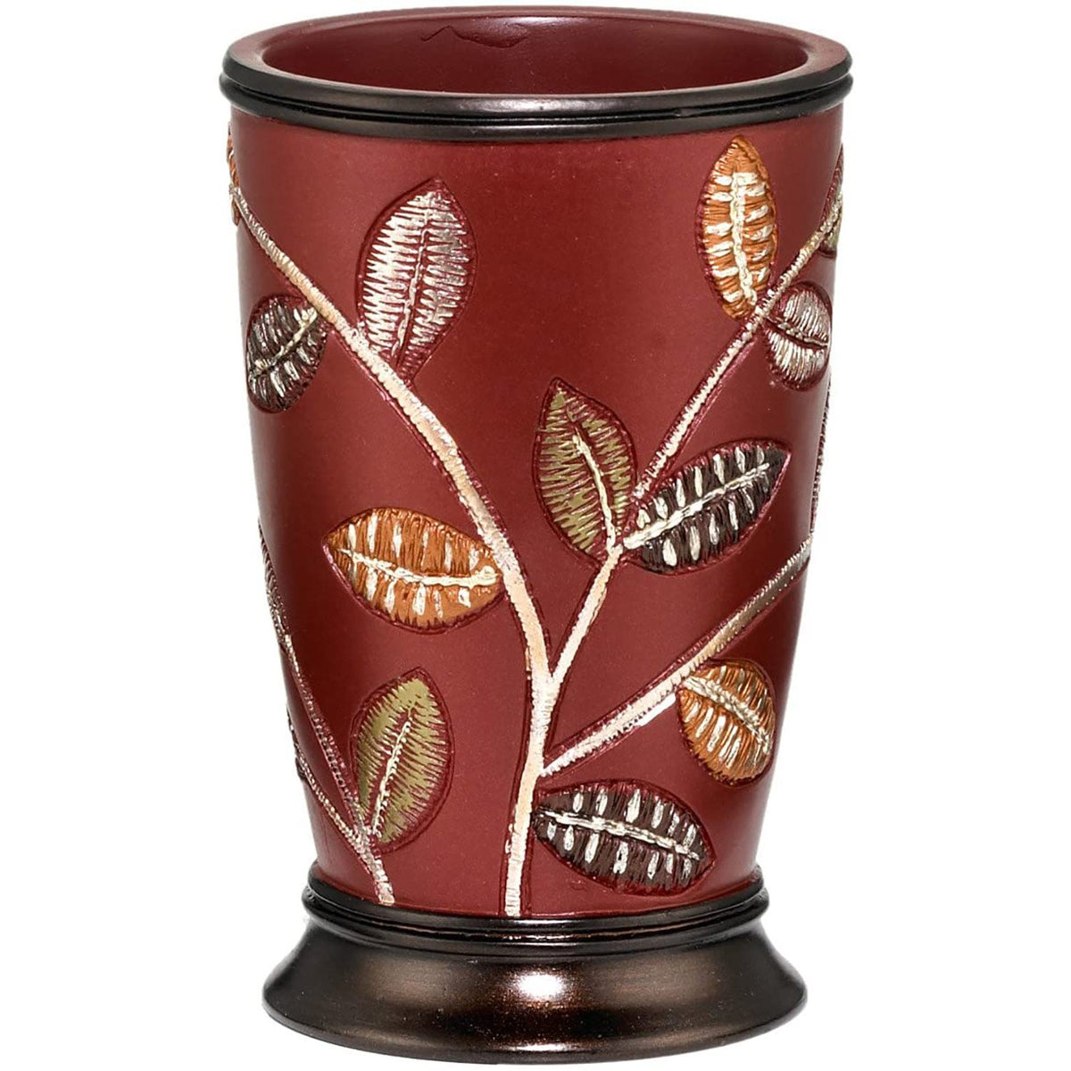 Aubury Complete Bath Ensemble Decor Set, Burgundy, All Sold Separately, photo 7 of 8