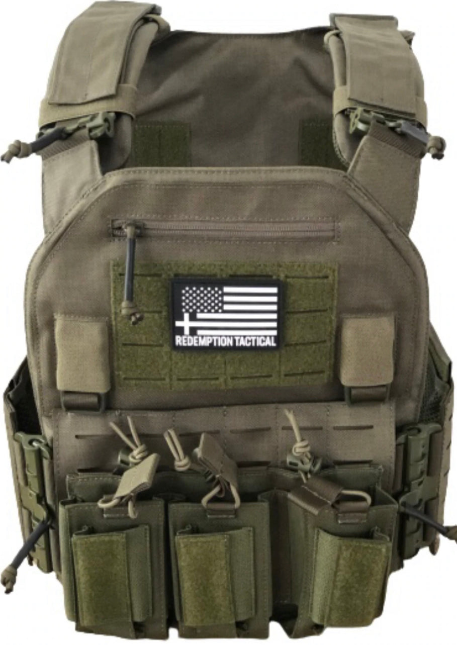 Redemption Tactical Crusader 2.0® l St. Michael FULL ARMOR KIT COMBO PACKAGE with Crusader 2.0 +IFAK Medical Kit + LEVEL IV  (2) 10x12 Front/Back Plates (2) 6x6 Side Plates (Level IV Ceramic), photo 13 of 27