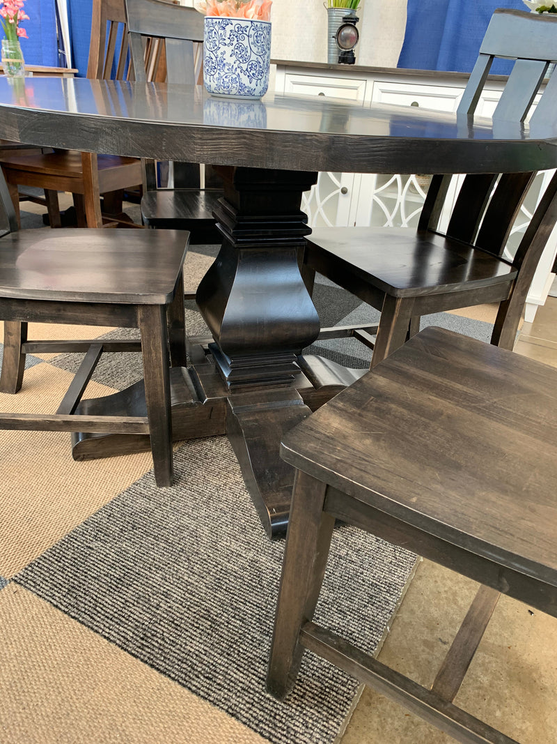 Banks Pedestal Round Dining Table