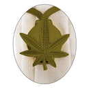 Premius Leaf Magnetic Decorative One Curtain Tie Back, Antique
