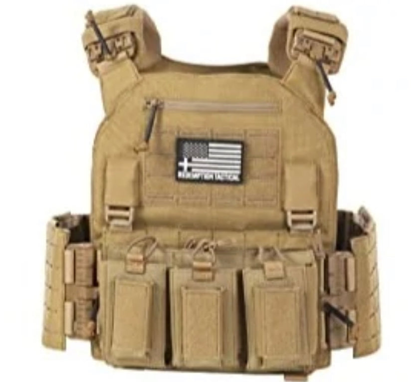 Redemption Tactical Crusader 2.0® l St. Michael FULL ARMOR KIT COMBO PACKAGE with Crusader 2.0 +IFAK Medical Kit + LEVEL IV  (2) 10x12 Front/Back Plates (2) 6x6 Side Plates (Level IV Ceramic), photo 11 of 27