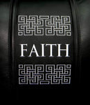 Faith Deco Horizontal Silver Logo Panel