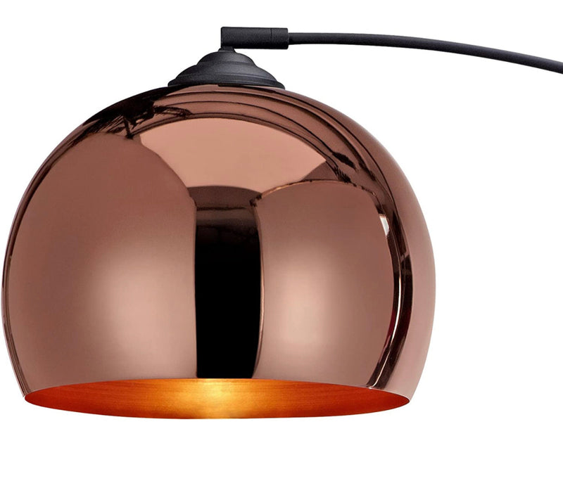 Over The Couch Arc Floor Lamp with Globe Shade, Matches Your Living Room Decor - Standing Light Tall (4-Colors)