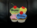 Happy Birthday Cupcake Logo Panel