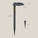 SmartYard Solar LED Pathway Lights 30 Lumen Modern Down Light , 6-Pack