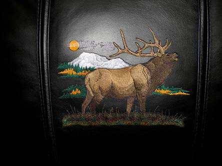 Elk-Bugling Logo Panel