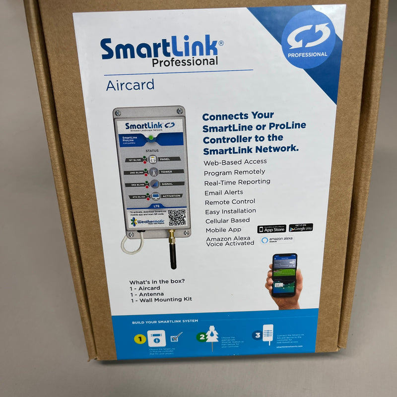 WEATHERMATIC SmartLink 16 Station Indoor/Outdoor Controller M1NA Aircard SL1616 Bundle (New)