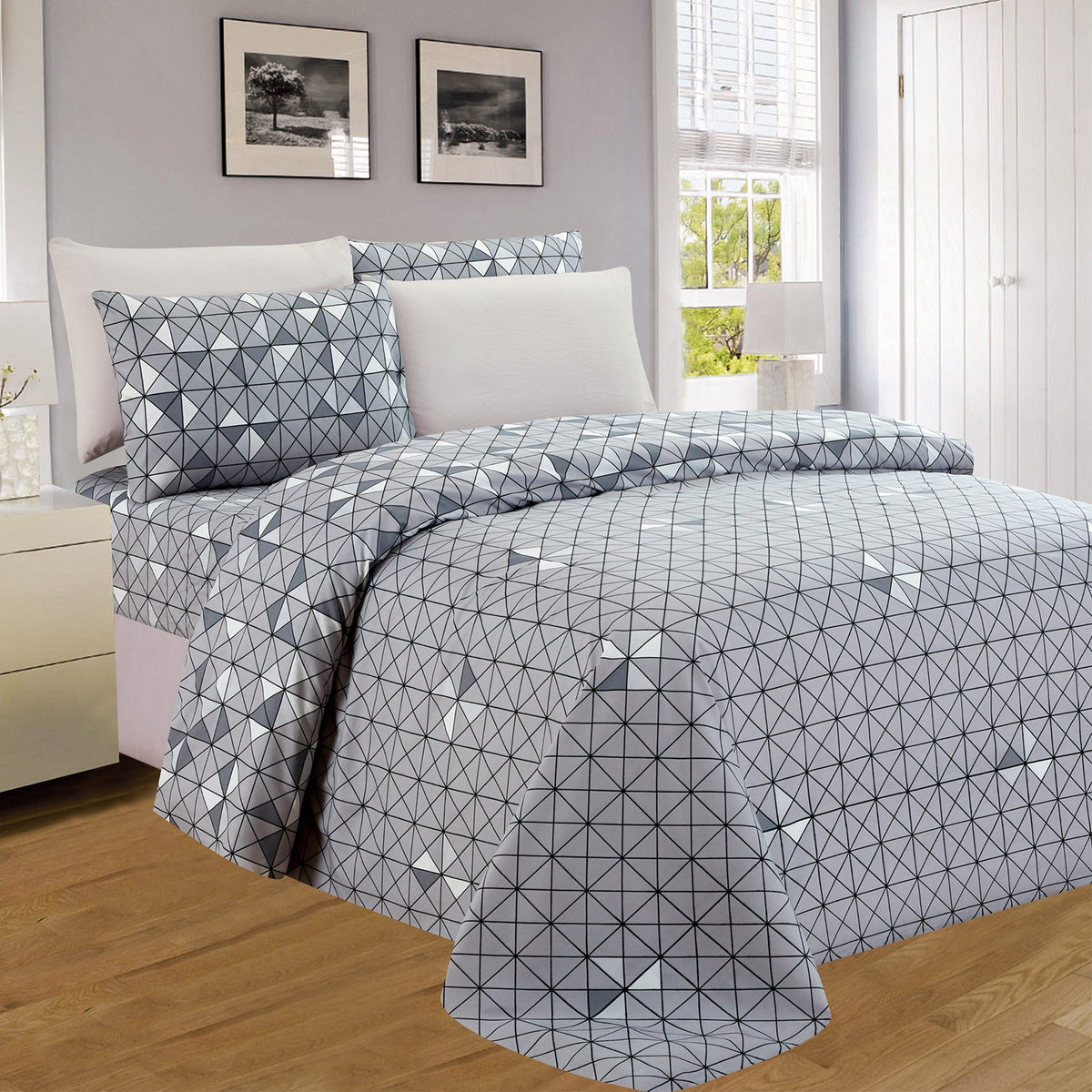 PREMIUS Mozzy Printed Wrinkle Free Microfiber Sheet Set, photo 4 of 4