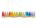 18-Piece Stained Wooden Stick Gnomes