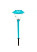 10 Pack Solar Pathway LED Lights Outdoor-Stainless Steel ( Turquoise )