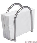 Home Basics Napkin Holder, Satin Nickel Simplicity Collection