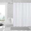 3D PEVA Polkadots Grommet Shower Liner With Magnetic Weighted Bottom, 70x72 Inches