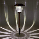 Energizer 8 Pack Solar Pathway LED Lights Outdoor-Stainless Steel 15 Lumen