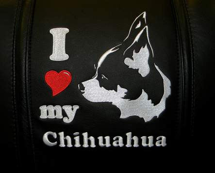 I Love My Chihuahua Logo Panel