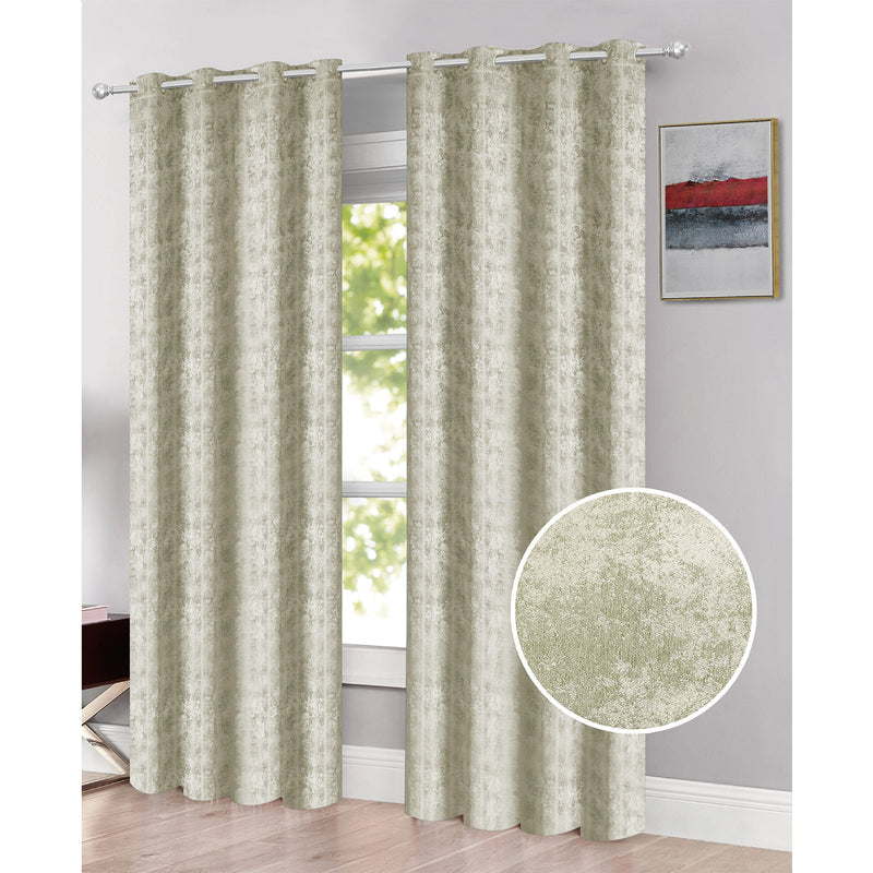 Emerson Jacquard Room Darkening Grommet Window Panel, 54x84 Inches