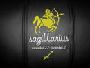 Sagittarius Yellow Logo Panel