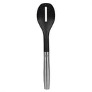 Home Basics Mesa Scratch-Resistant Nylon Slotted Spoon with Stainless-Steel, 13 Inches