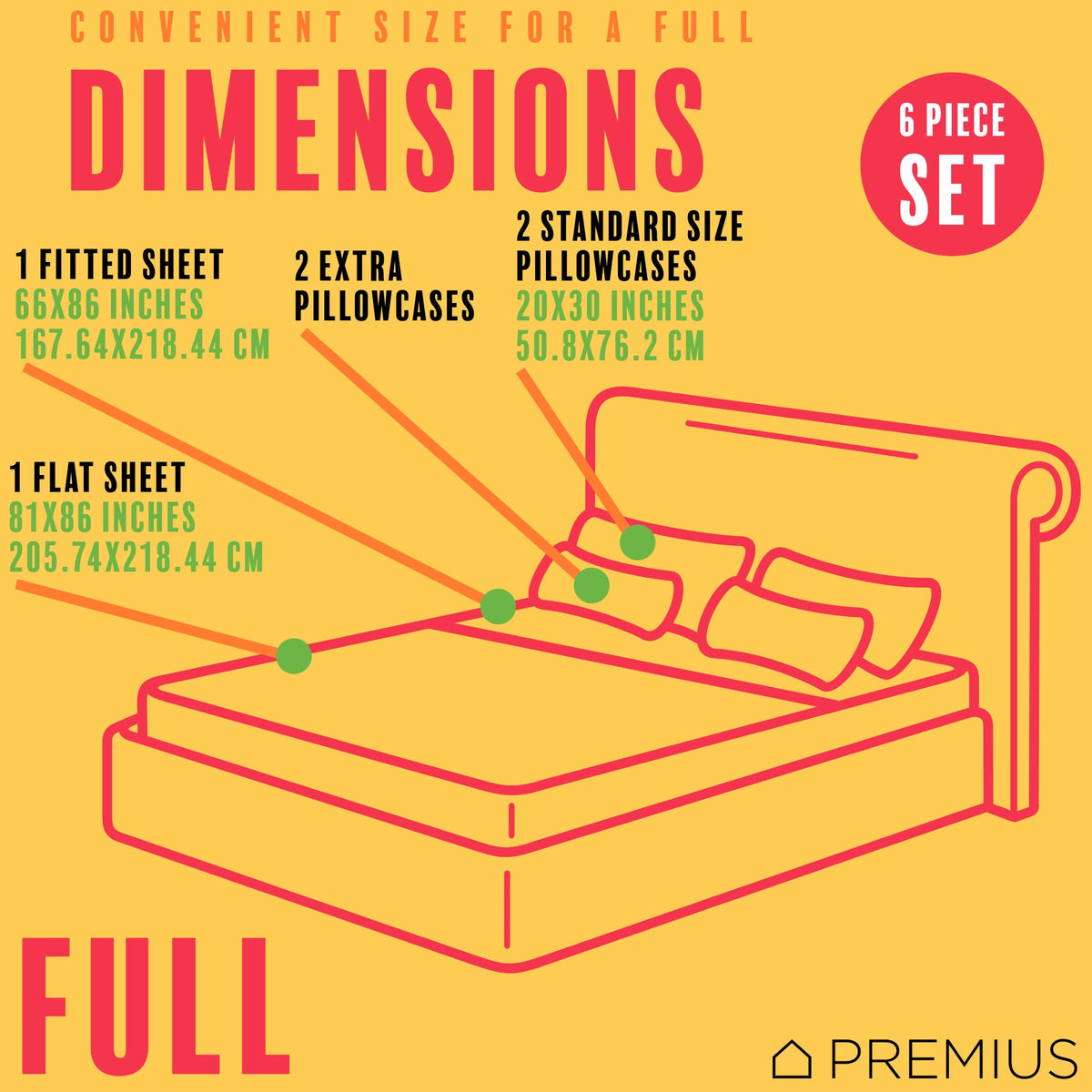 PREMIUS Butterfly Soft Wrinkle-Free Microfiber Sheet Set, White-Multi, photo 20 of 28