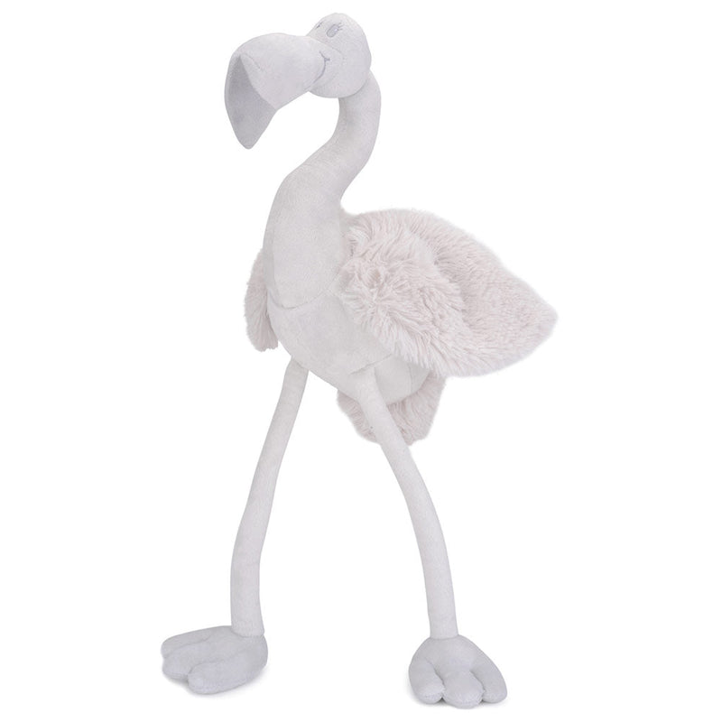 JOON Beaky The Flamingo Stuffed Animal, Light Grey, 9.5 Inches