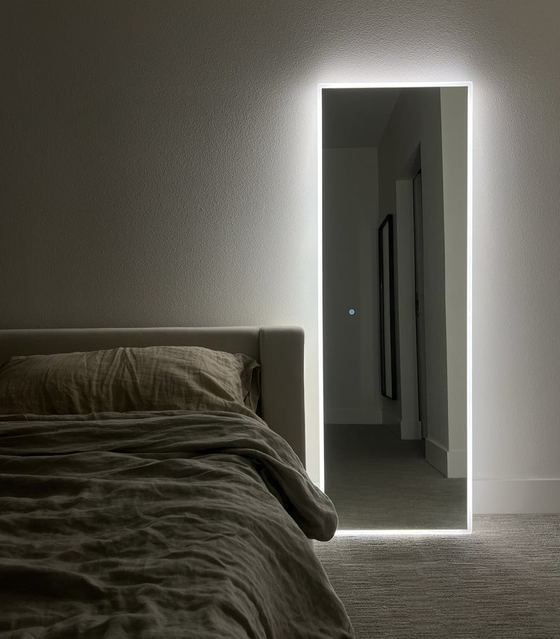 Zeek 65x22 LED Lighted Full Length Wall Mirror For Bedroom MA2265