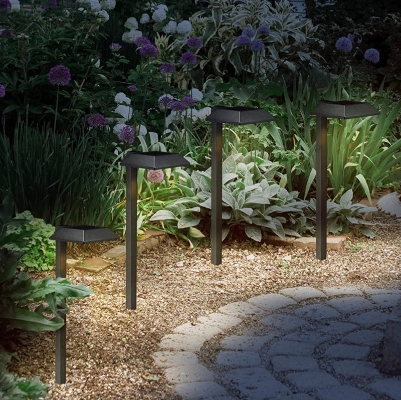 SmartYard Solar LED Pathway Lights 30 Lumen Modern Down Light , 6-Pack