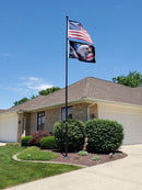 Black Bronze Forged Aerospace Grade Anodized Aluminum Flash Collar - Flagpole Base Cover