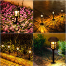 LANSGARINE Solar Pathway Lights Outdoor 8 Pack